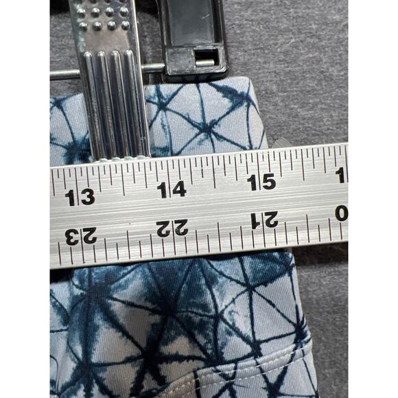 Lululemon Retreat Yogi Crop Pants Star Crushed Silver Fox Deep Navy Size 8 - Picture 10 of 11